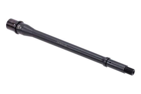 Faxon Firearms Compact 11.5" Gunner-profile barrel built from 4150 CMV steel with a nitride finish—ideal for suppressed, maneuverable AR-15 builds.